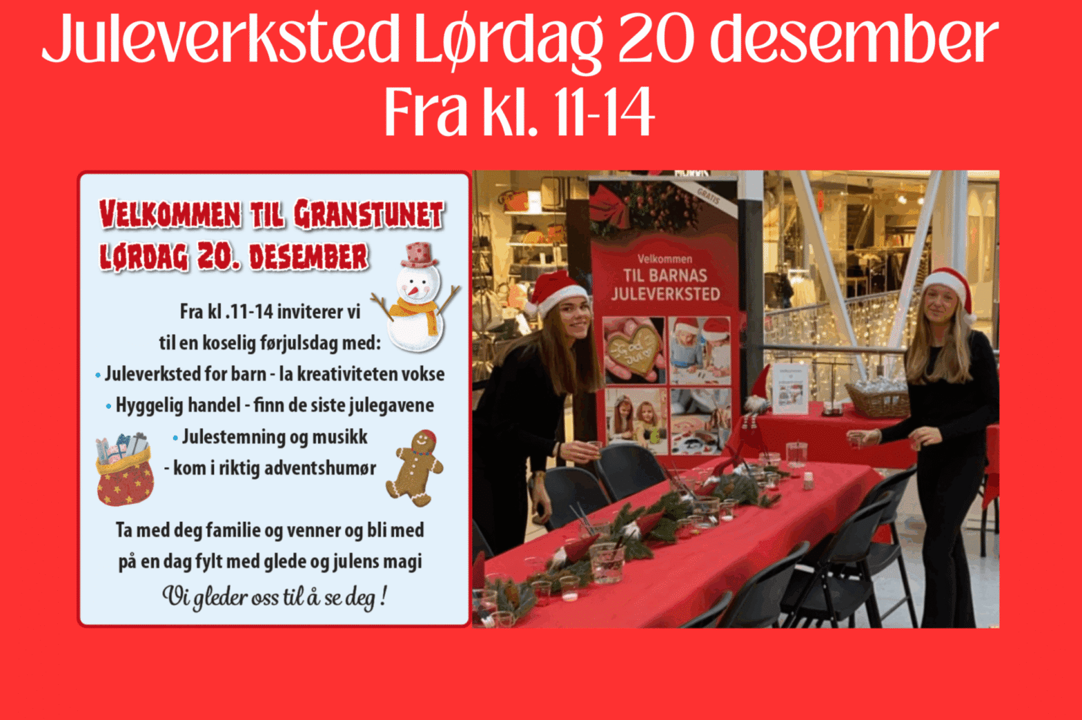 Informasjon Juleverksted